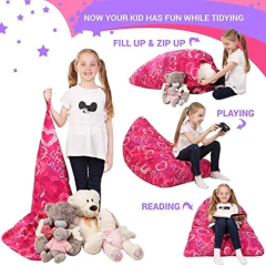 Puf De Almacenamiento De Animales De Peluche - Danielle's Store
