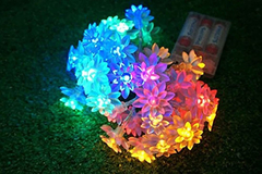 Guirnalda De Luces Led De 13 Pies Con 40 Flores De Loto - Danielle's Store