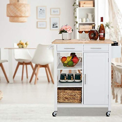 Estanterías, Carrito Para Isla De Cocina, 3 Niveles