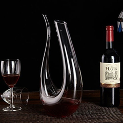 Wine Decanter,wbseos 1.5l U Shape Classic Wine Carafe, Wine - comprar online