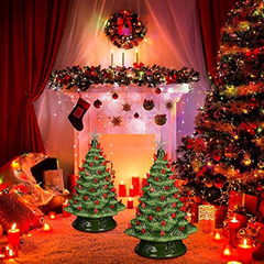 Bombillas De Plástico De Cerámica Para Árbol De Navidad - tienda online