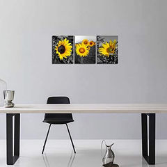 Lienzo Decorativo Para Pared Con Diseño De Girasol, Rústico, en internet