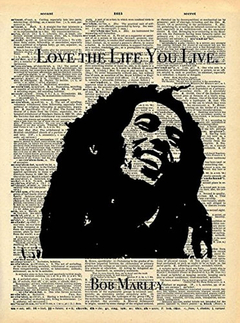 Arte De Bob Marley Decoraciones De Pared - comprar online