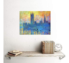 Parlamento De Claude Monet En Invierno Old - comprar online