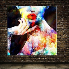 Mujer Sexy Decoración Del Dormitorio Arte De La Pared - comprar online