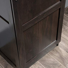 Estantería Multiuso De Madera Marrón,1 Puerta/4 Niveles - Danielle's Store