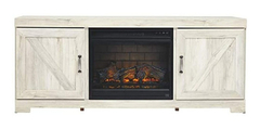 Imagen de Mueble Para Tv Con 6 Estantes, Color Blanco, 3 Niveles