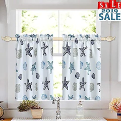 Juego De Cortinas De Nivel Para Ventanas De Cocina