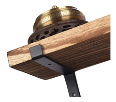 Estantería Flotantes De Madera, 3 Niveles, Color Marrón - tienda online