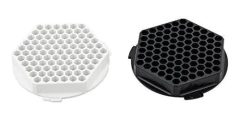 Juego De Rejillas Spinlight 360 Sl360-gr2 (blanco Y Negro)
