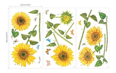 Pegatinas De Pared Para Niños Diseño De Girasoles - tienda online