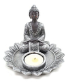 Feng Shui Pequeño Redondo De 4'' Thai Meditando Buda De Plat