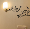 Adhesivo De Pared De Ramas De Árbol Con Aves