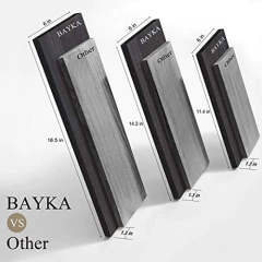Estantería Flotante Multifuncional De Madera Color Negro. - tienda online