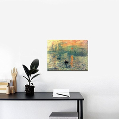 Wieco Art Sunset Lienzo Impresiones De Claude Monet - tienda online