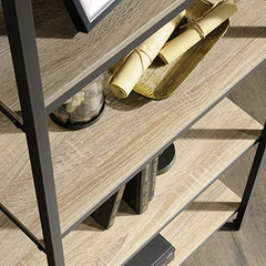 Estantería De Metal Y Madera, Color Marrón-negro, 5 Niveles - tienda online
