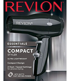 Imagen de Revlon 1875w Secador De Pelo Compacto Y Ligero, Negro