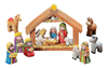 Mini Belén Navideño Estable Con Jesús Mary Joseph