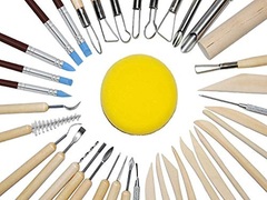 Kit 44 Herramientas De Cerámica Para Escultura De Arcilla. - comprar online
