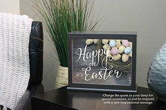 Jada Venia 9.75 X7.75 Huevos Happy Easter Light Box Insert en internet