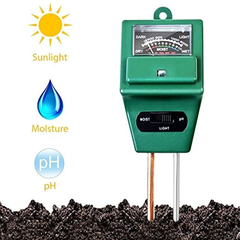 Medidor De Ph Del Suelo, 3 En 1 Prueba De Humedad Del Suelo