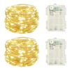 Paquete De 2 Mini Luces Led Para Interior Con Temporizador