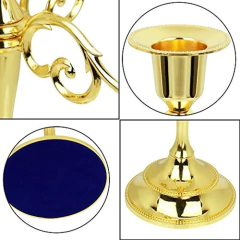 Imagen de Candelabro De Metal De 5 Velas De 10.0 in