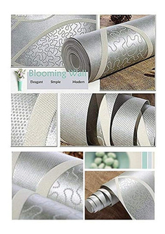Rollo De Papel Pintado Para Pared, Diseño De Hojas No Tejida - Danielle's Store