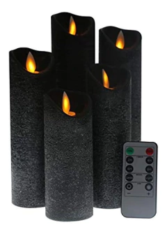 Velas Velas Sin Llama 5 Unidades, Funciona Con Pilas