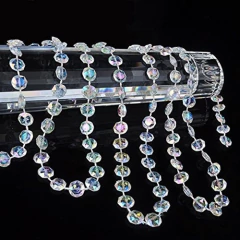Kupoo, Carrete De Abalorios Transparentes Símil Cristal - Danielle's Store
