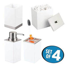 Mdesign C4 Juego De Accesorios De Baño - comprar online