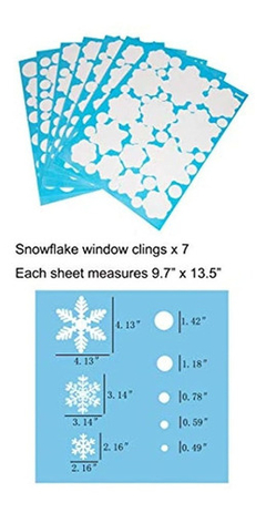 Pegatinas De Copos De Nieve Para Ventana De Navidad en internet