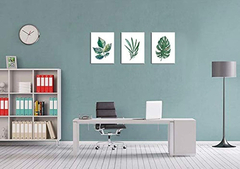 Lienzo Decorativo Para Pared, Diseño De Hoja Verde - Danielle's Store