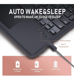 Imagen de Funda Teclado Phixnozar Para iPad 10.2'' Generación 2020