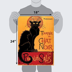 Póster Decoracion Cuadro Tema El Gato Negro - - comprar online