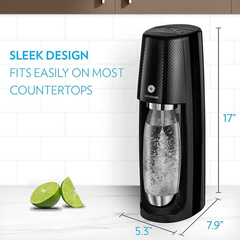 Sodastream Fizzi One Touch Agua Con Gas, Negro