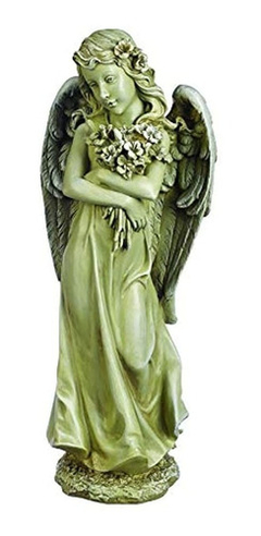 Estatua De Un Angel Abrazando A Un Ramo - comprar online