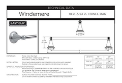 Toallero De 18 Pulgadas Delta Faucet Windemere, 79618-ob - comprar online