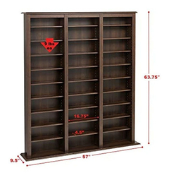 Estanteria Multiusos De Madera Color Marrón De 63.57 In. en internet