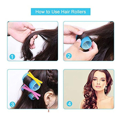 Juego De Rulos Para El Pelo Con Agarre Automático, Con Rizad - Danielle's Store