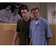 Cartel De Departamento De Joey Y Chandler Serie Friends en internet