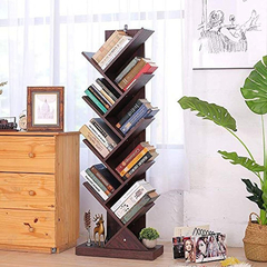 Estantería De Madera Color Marrón Con 9 Niveles. en internet