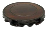 Cvhomedeco. Rústico Vintage Palo De Rosa Circular Soporte