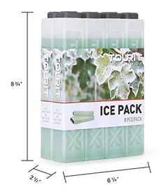 Paquetes De Hielo Reutilizables Para Refrigeradores Tourit en internet