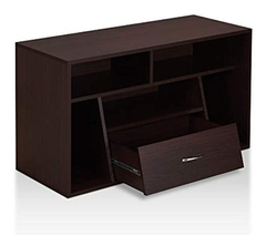 Mueble Para Tv Con 1 Cajón De Madera Color Marrón. en internet