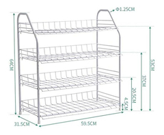 Organizador De Zapatos De 4 Capas - comprar online