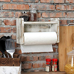 Estantería Flotante Para Papel De Cocina,madera Color Blanco en internet