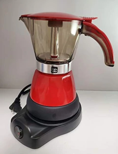Cafetera Eléctrica Roja De 3 Tazas en internet