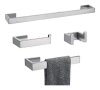Juego De Accesorios De Baño De 4 Piezas Toallero Soporte