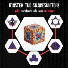Cubo Mágico Shashibo, Con 36 Imanes, Hasta 70 Formas - Danielle's Store